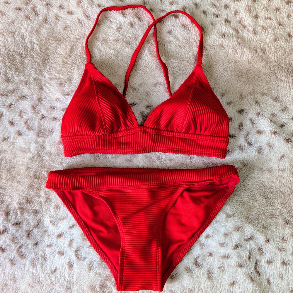 Xhilaration Red Bikini M